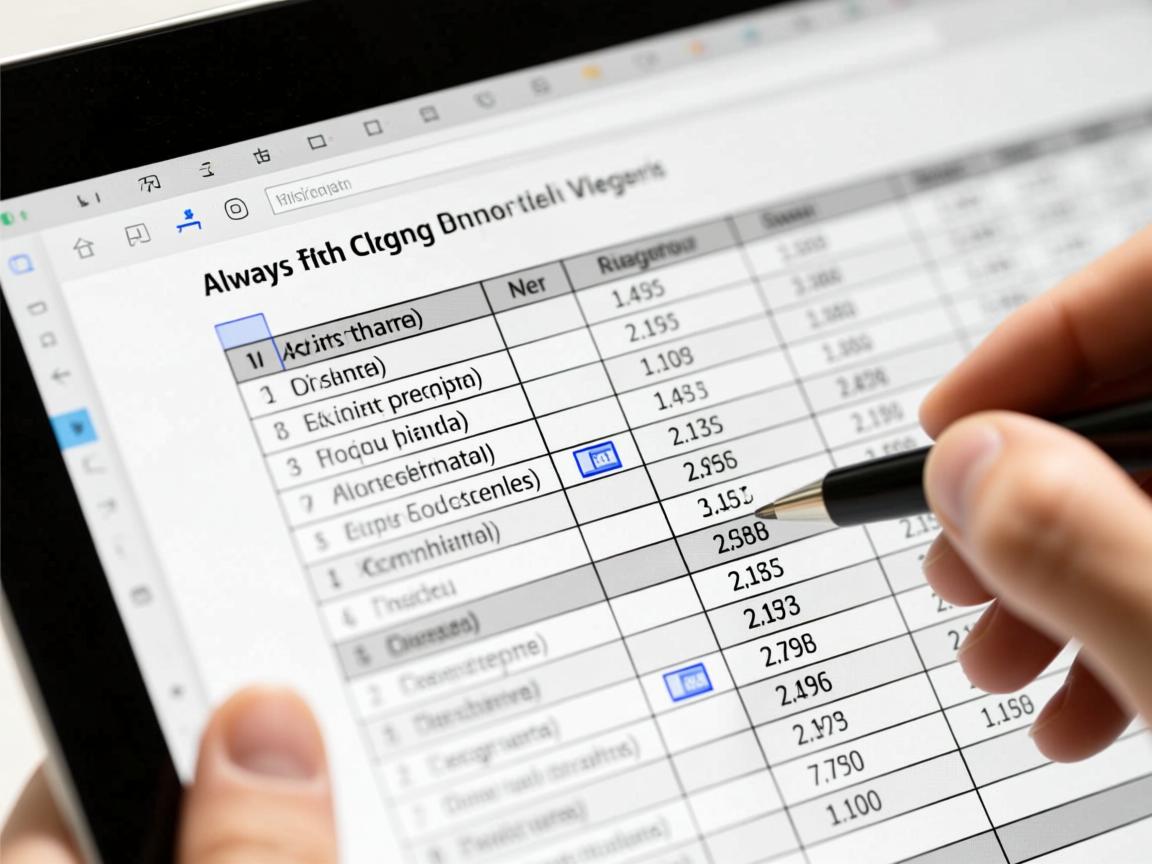 为何文档中表格文字总是无法正确顶格显示？深度解析背后的原因  第1张