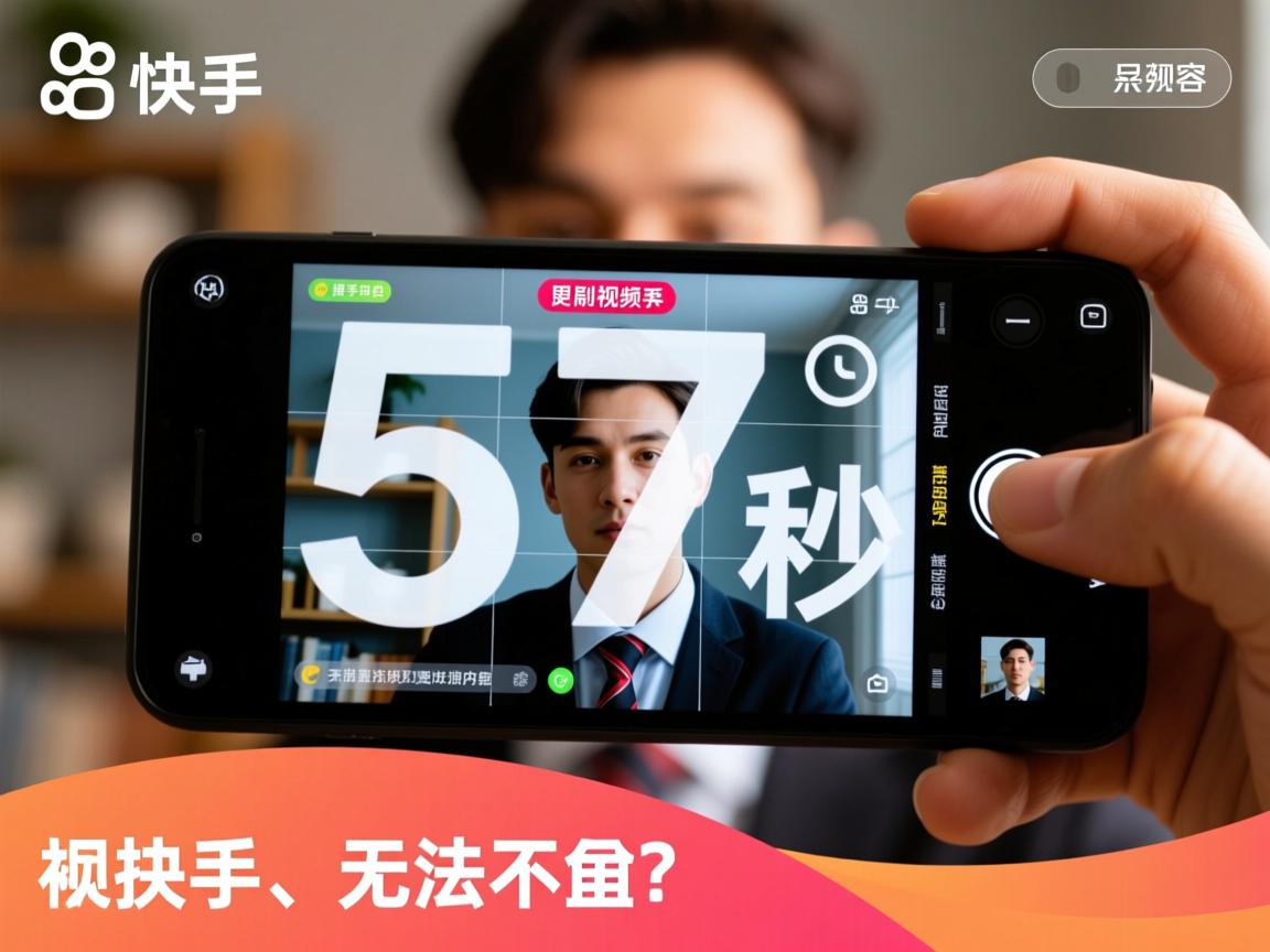 为何快手平台限制视频时长至57秒，无法拍摄更长时间内容？  第2张