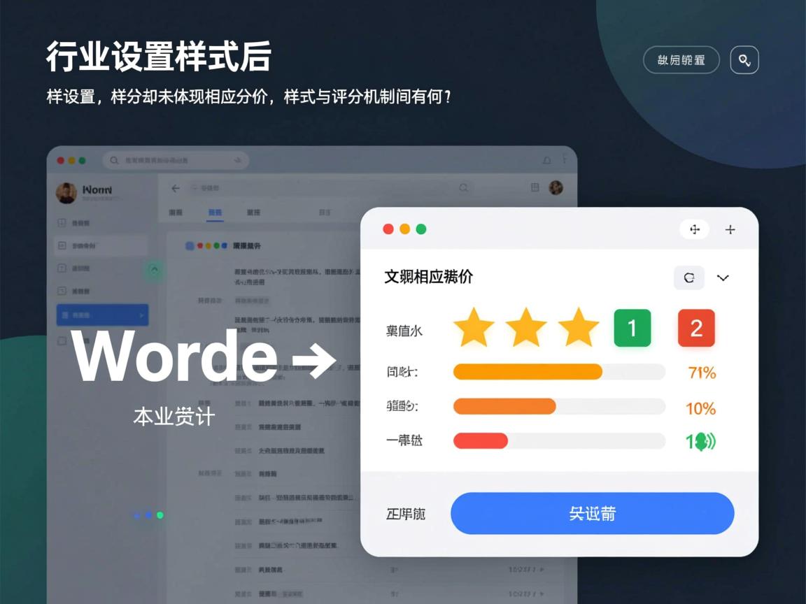 为何Word设置样式后，文档评分却未体现相应分值？样式设置与评分机制间有何关联？  第1张