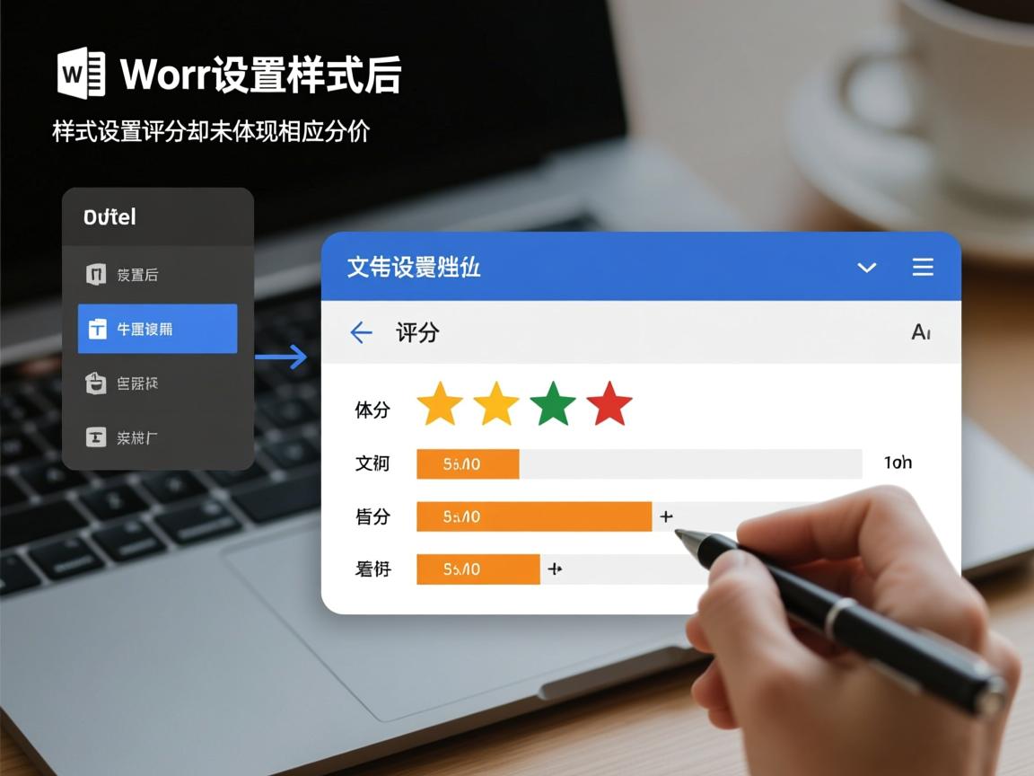 为何Word设置样式后，文档评分却未体现相应分值？样式设置与评分机制间有何关联？  第2张