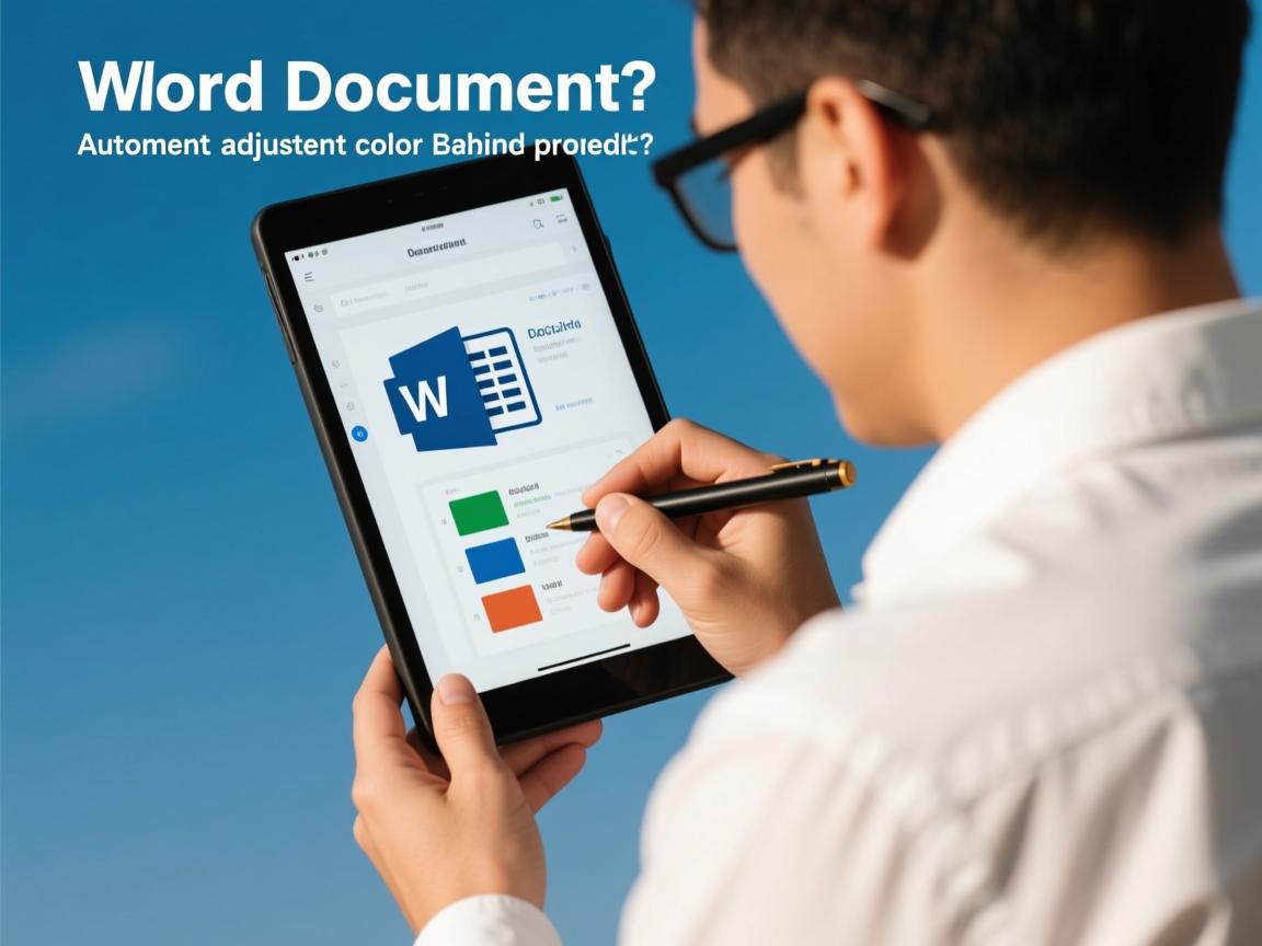 为何Word文档自动调整颜色,背后原理是什么? 第2张 为何Word文档自动调整颜色,背后原理是什么? 第2张