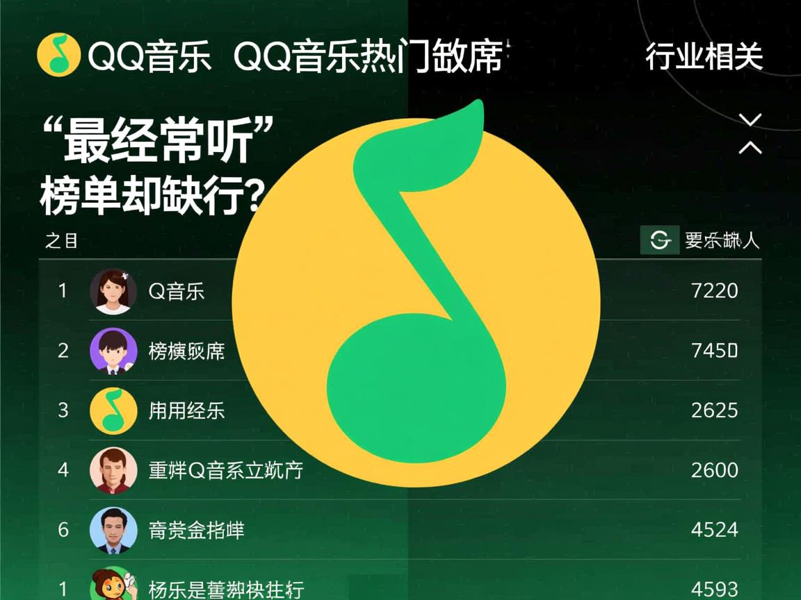 为何QQ音乐热门排行中，‘最经常听’榜单却缺席？  第1张