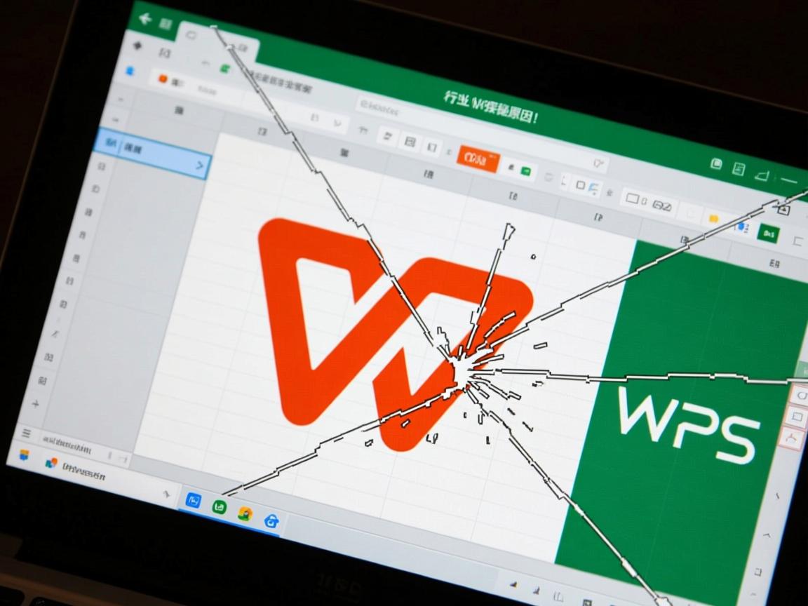 WPS表格为何突然变歪？是软件故障还是操作失误？探秘原因！  第2张