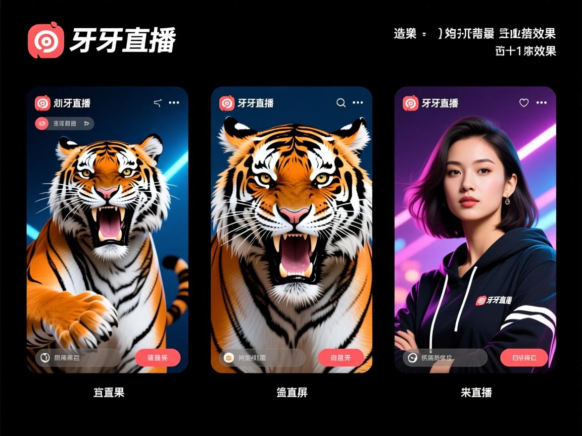 虎牙直播为何采用三屏布局？其背后设计理念及效果如何？  第1张