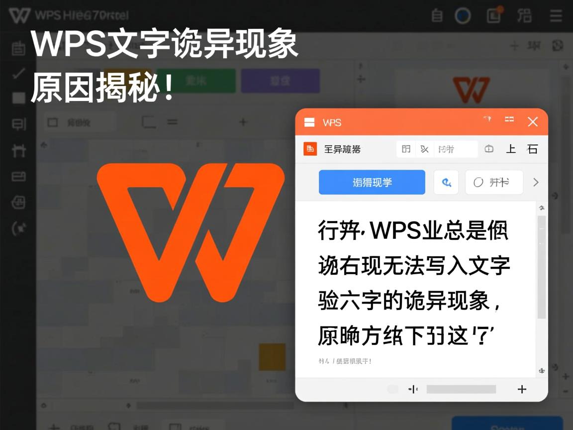 WPS文字编辑中为何总是出现右边无法写入文字的诡异现象？原因揭秘！  第1张