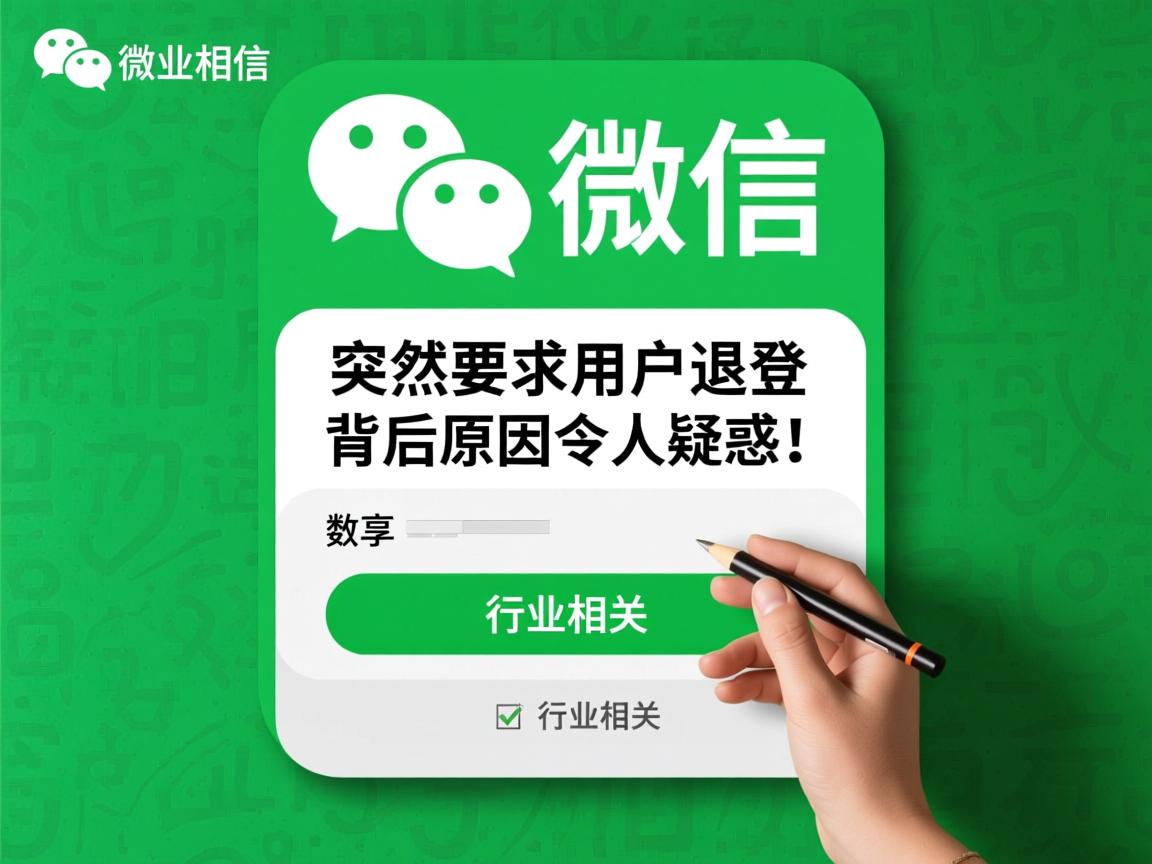 微信为何突然要求用户退登？背后原因令人疑惑！  第2张