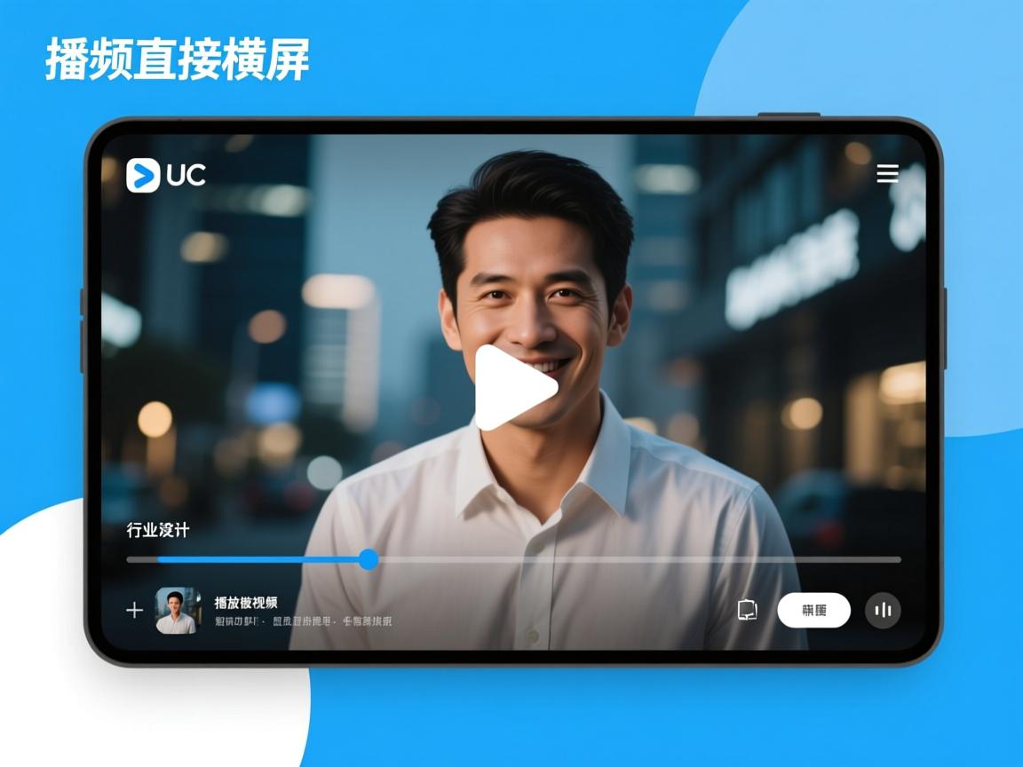 为什么uc播放视频直接横屏