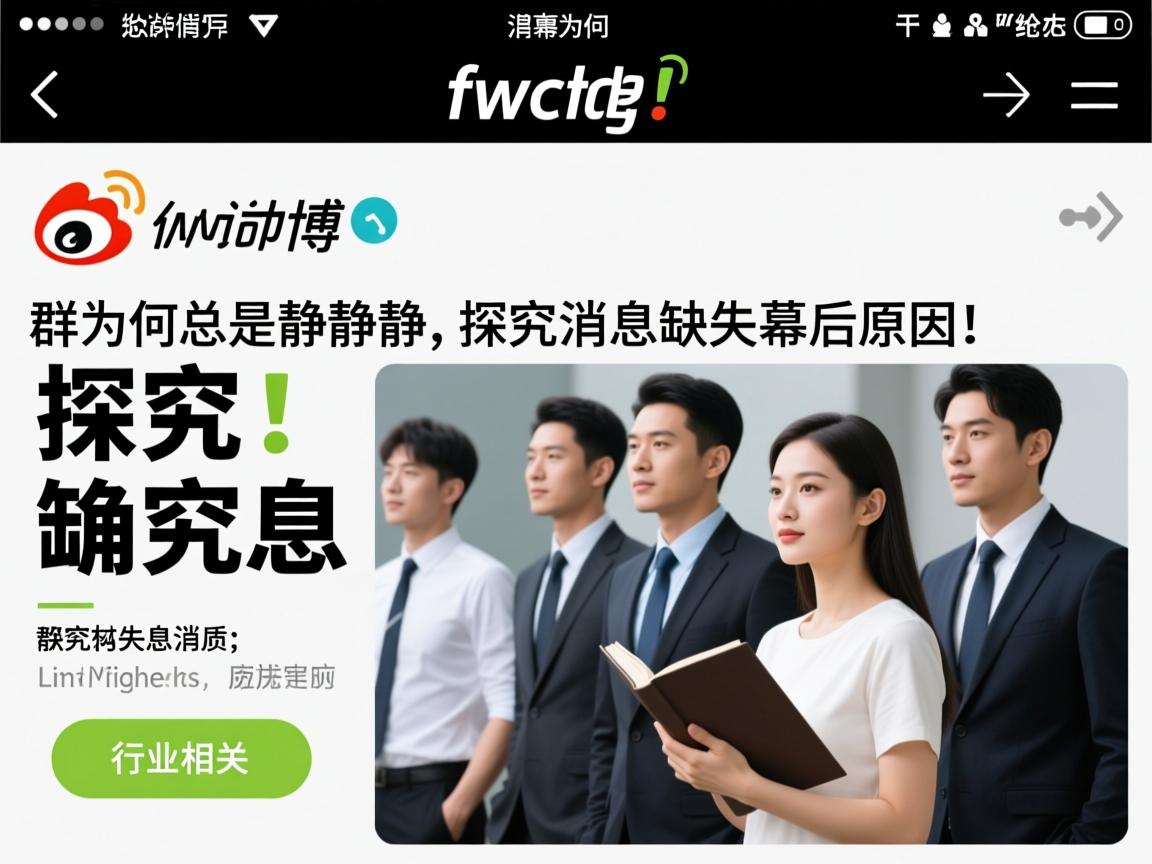 微博群为何总是静悄悄？探究消息缺失的幕后原因！  第3张