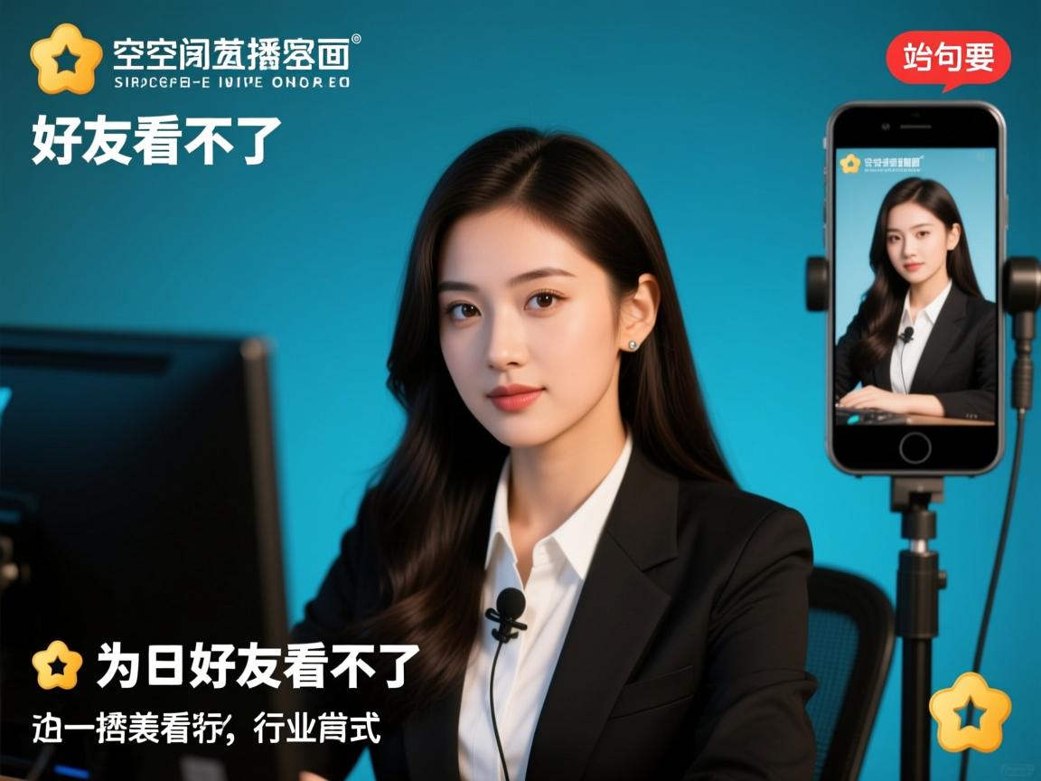 QQ空间直播为什么好友看不了