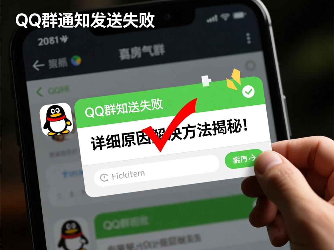 为何QQ群通知发送失败?详细原因及解决方法揭秘! 第2张 为何QQ群通知发送失败?详细原因及解决方法揭秘! 第2张