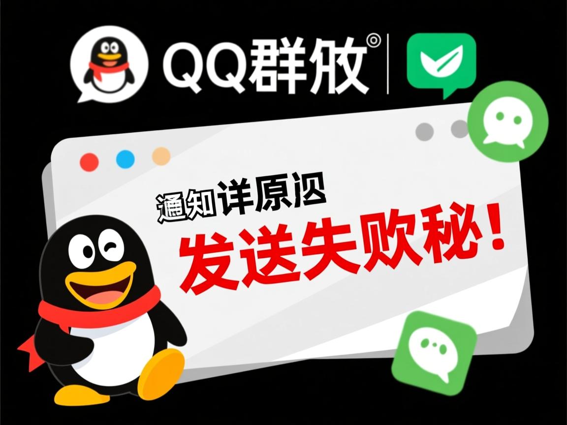 为何QQ群通知发送失败?详细原因及解决方法揭秘! 第3张 为何QQ群通知发送失败?详细原因及解决方法揭秘! 第3张