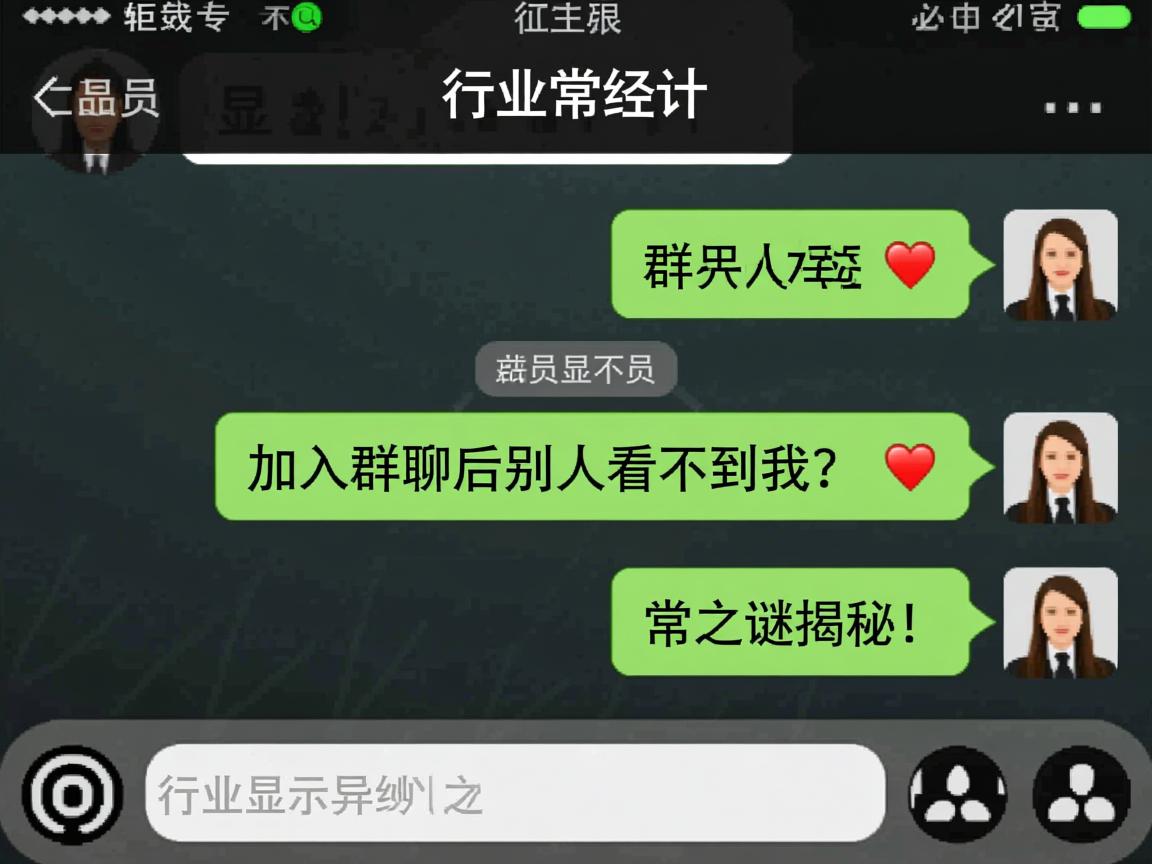 为何加入群聊后别人看不到我？群成员显示异常之谜揭秘！  第1张