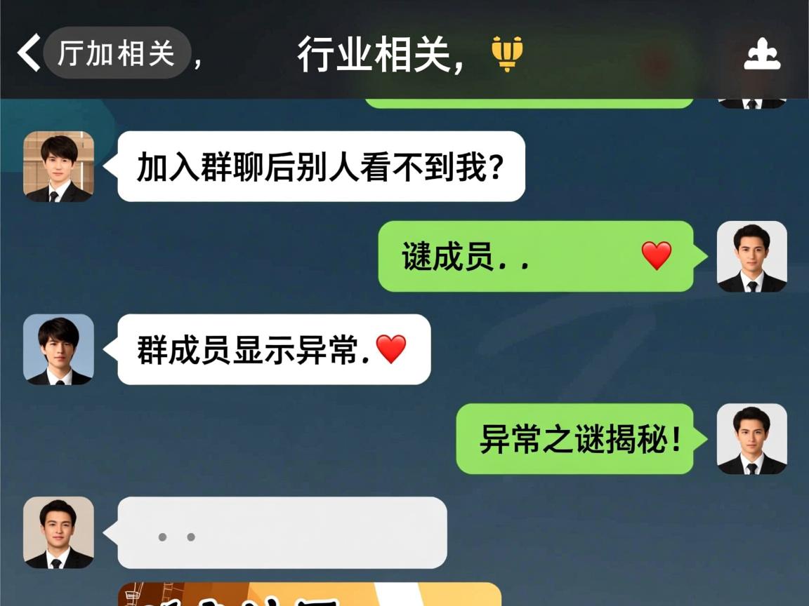 为何加入群聊后别人看不到我？群成员显示异常之谜揭秘！  第3张