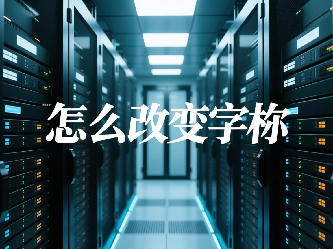 数据库怎么改变字体