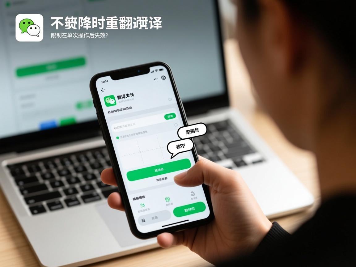 微信翻译功能为何不能实现实时重翻译，限制在单次操作后失效？  第2张