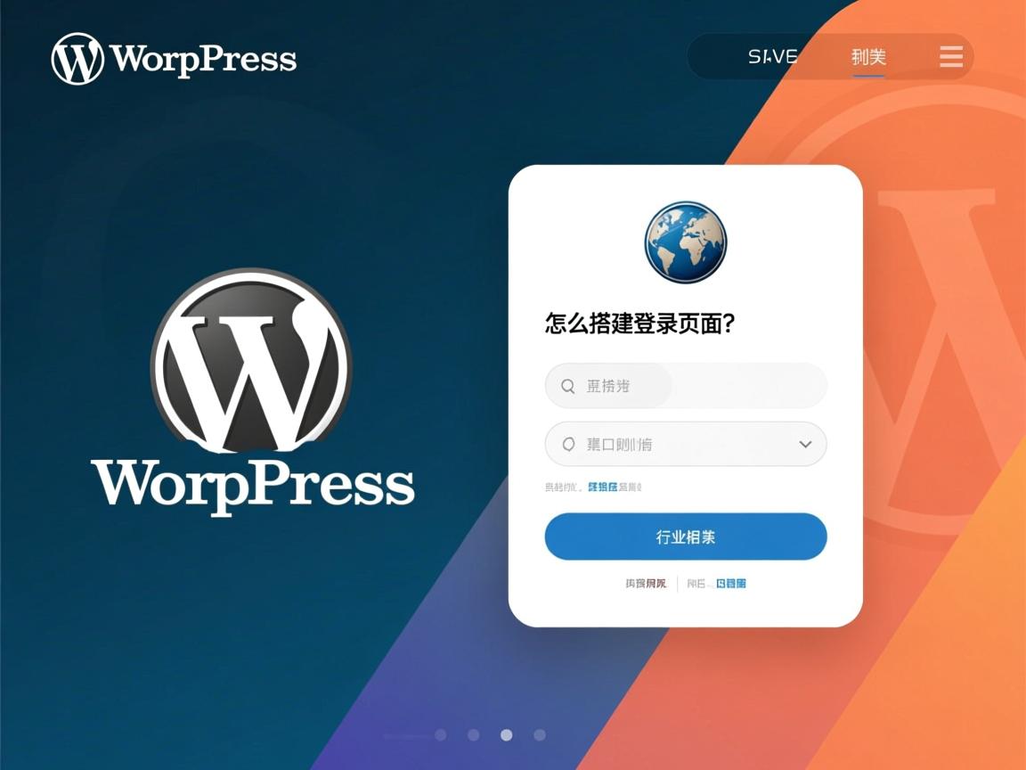 WordPress怎么搭建登录页面? 第1张 WordPress怎么搭建登录页面? 第1张