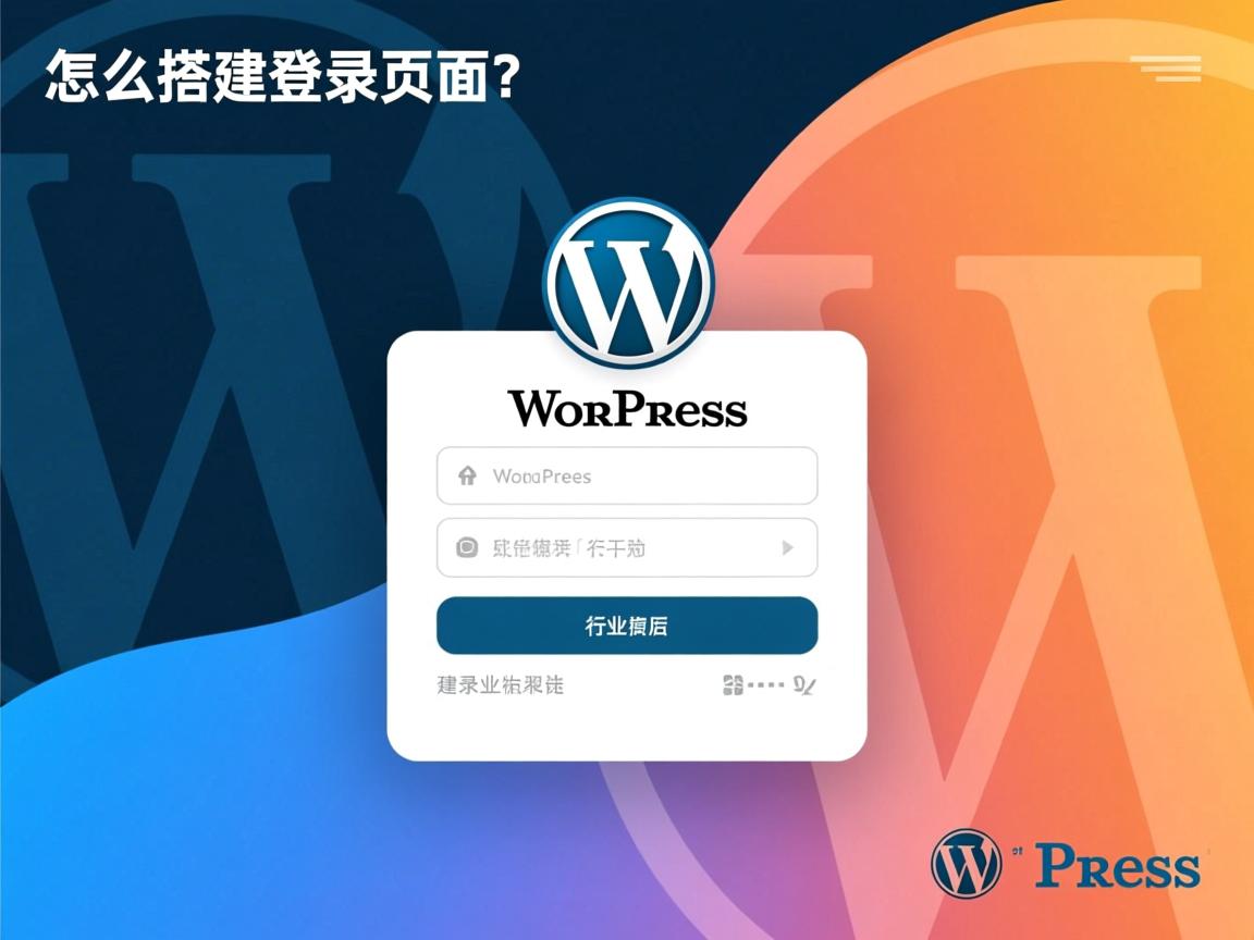 WordPress怎么搭建登录页面? 第3张 WordPress怎么搭建登录页面? 第3张