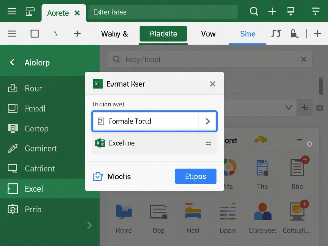Excel功能区为何缺少格式设置选项？是版本问题还是隐藏设置？  第1张