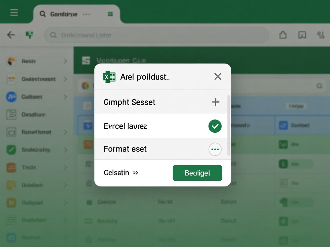 Excel功能区为何缺少格式设置选项？是版本问题还是隐藏设置？  第3张