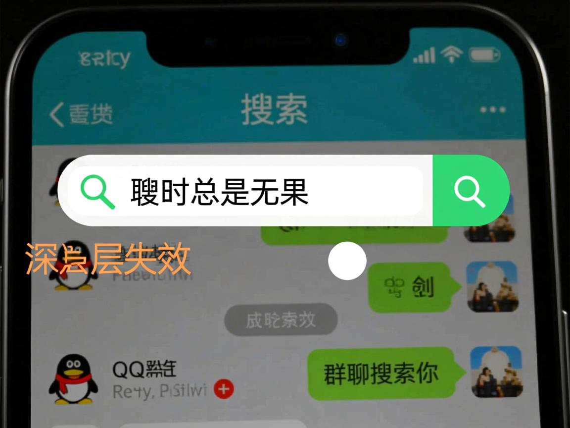 为何手机QQ在搜索群聊时总是无果？群聊搜索功能失效的深层原因是什么？  第2张