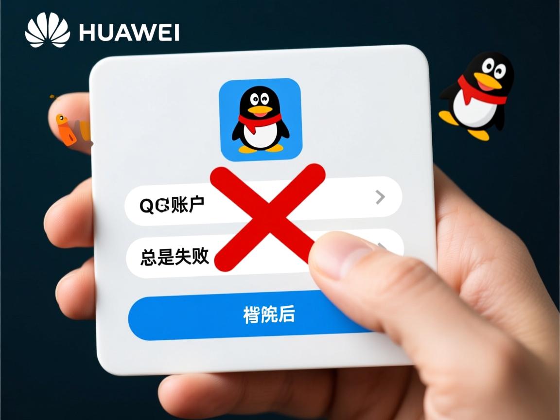 为何华为账户与QQ绑定总是失败？揭秘账户添加难题背后的原因！  第1张