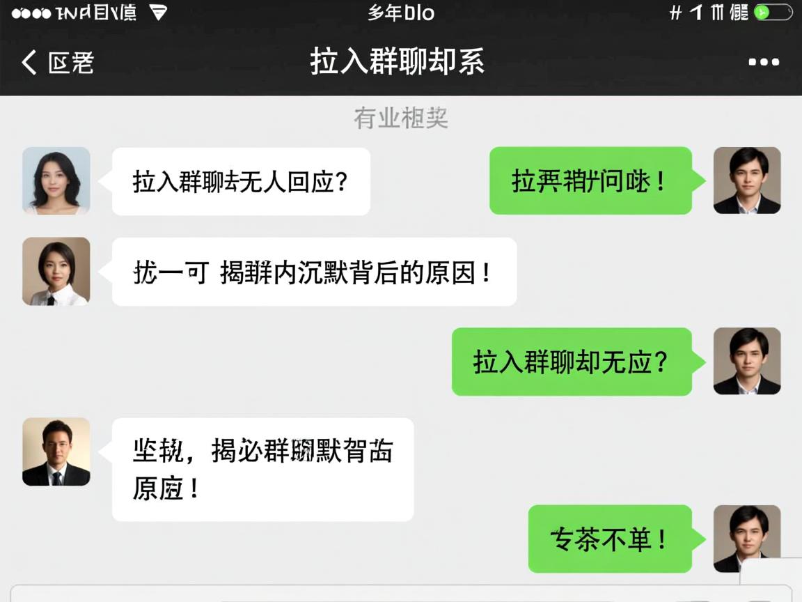 为何拉入群聊却无人回应？揭秘群内沉默背后的原因！  第1张