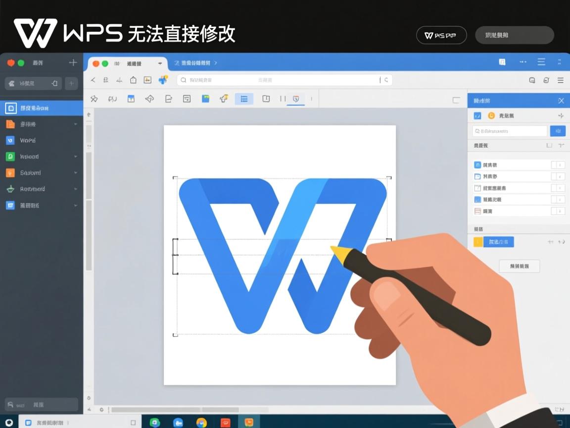 为何WPS软件在编辑时无法直接修改Word文档？  第3张