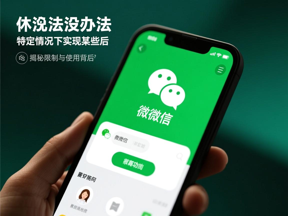 微信为什么没办法在特定情况下实现某些功能？揭秘技术限制与使用限制背后的原因。  第1张