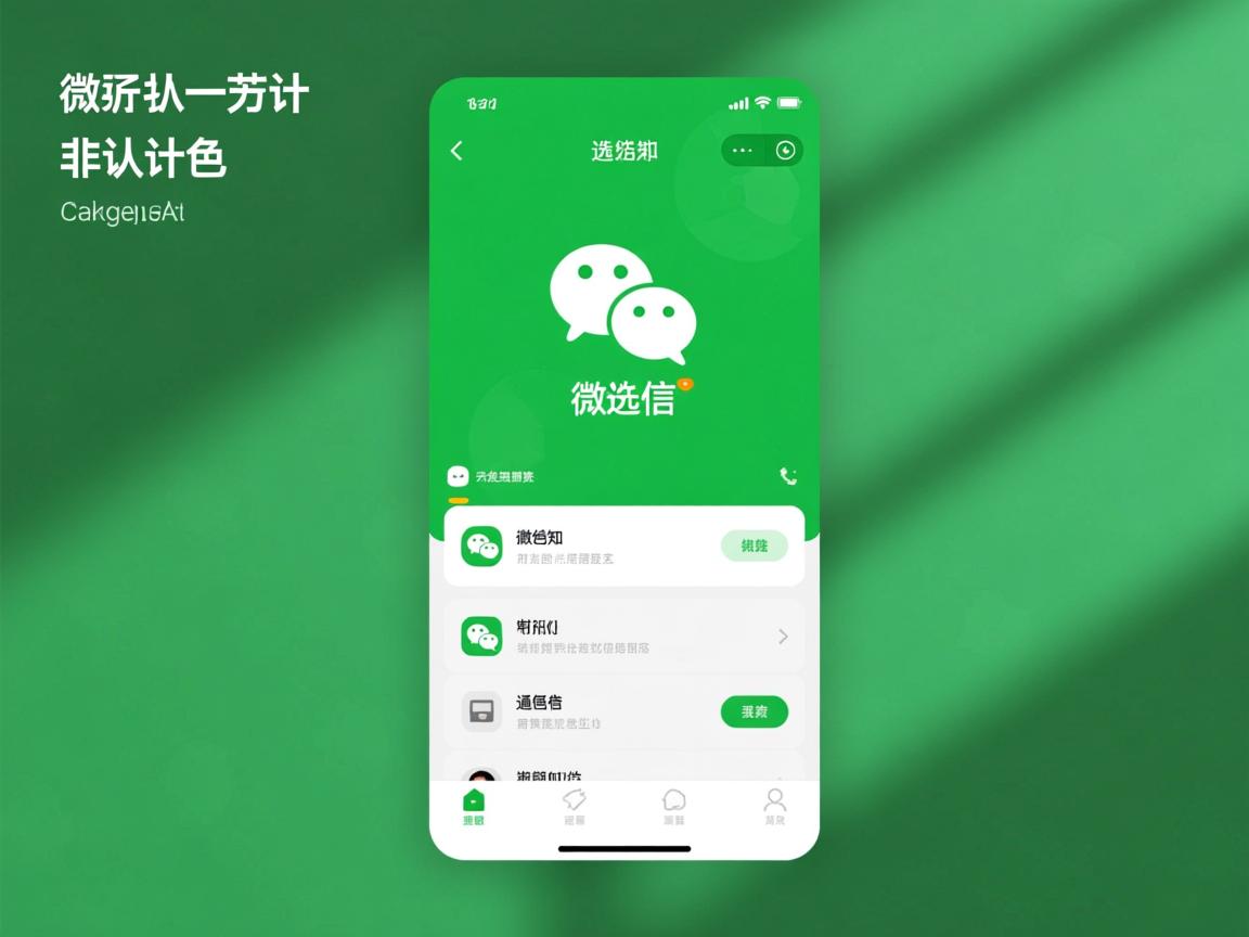 微信通知界面为何独选绿色作为非默认色？背后的设计理念是什么？  第3张