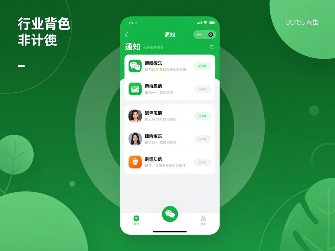 微信通知界面为何独选绿色作为非默认色？背后的设计理念是什么？  第2张