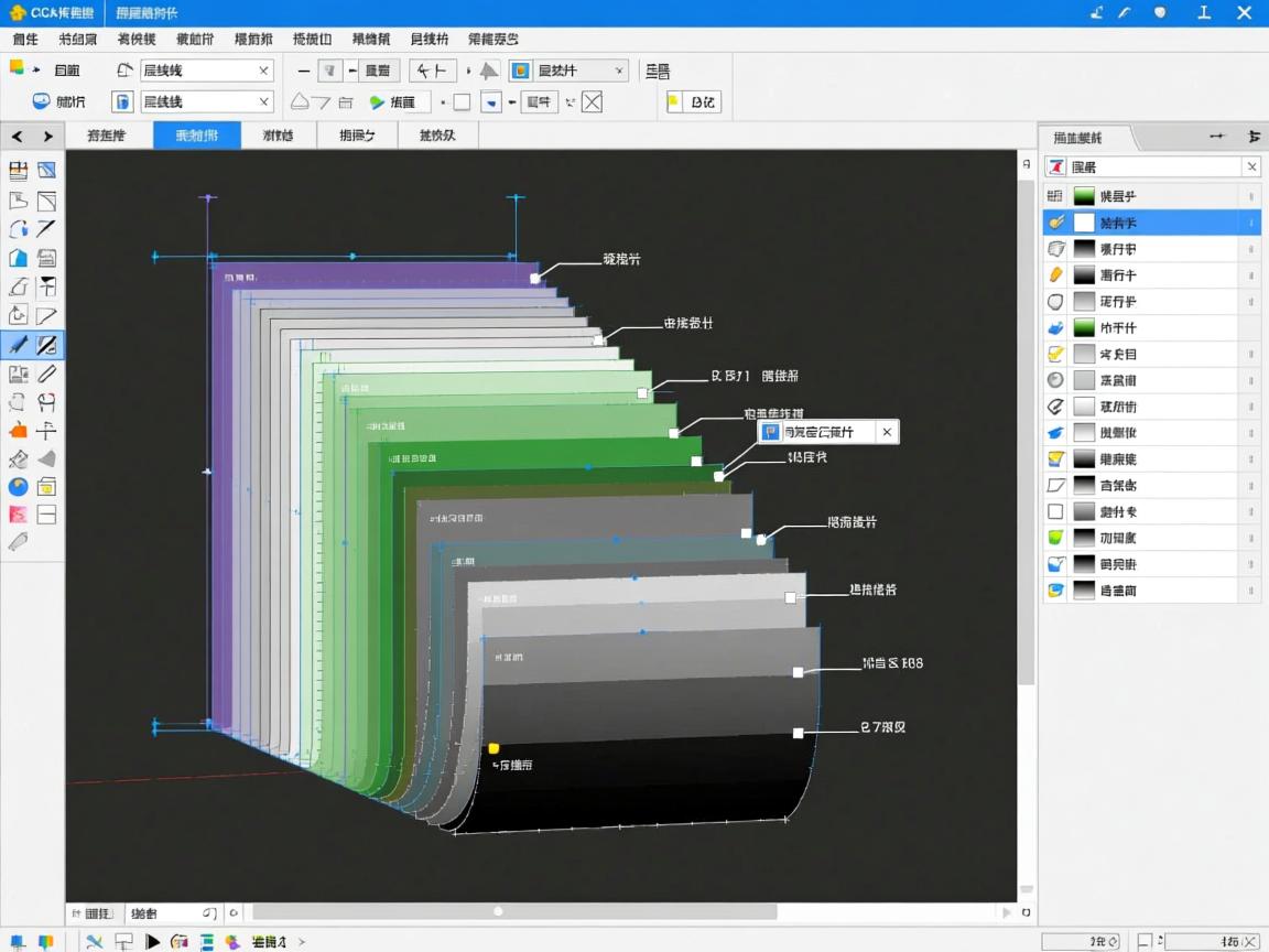 CAXA软件中图层线宽设置为何不随图层切换自动调整？原因解析探讨！  第1张