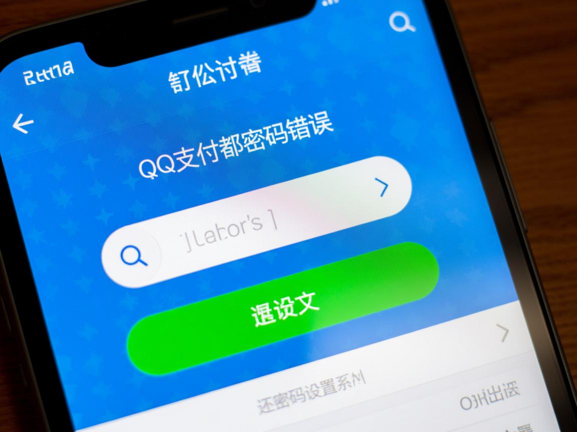 为什么每次使用QQ支付都显示密码错误，是密码设置有误还是系统出了问题？  第3张