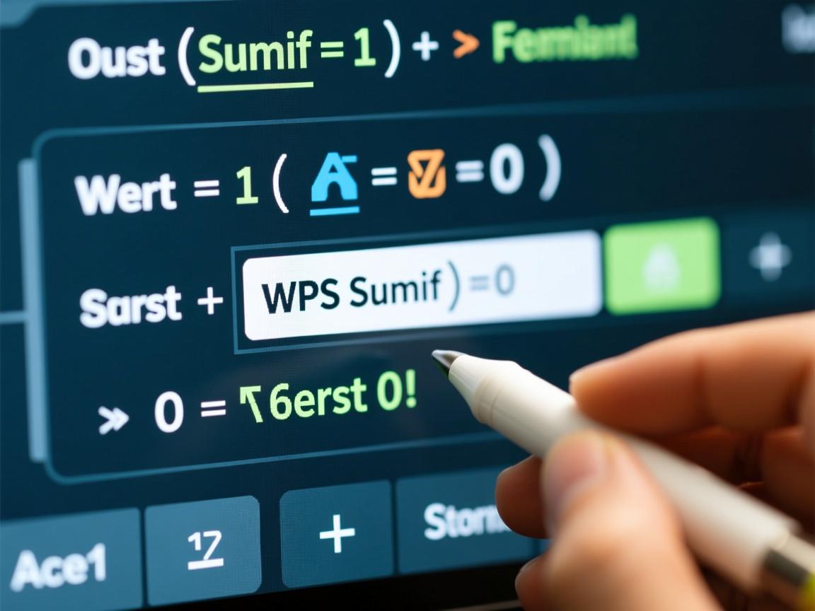 WPS中Sumif函数为何拖动后结果变为0？探究原因与解决方法！  第2张