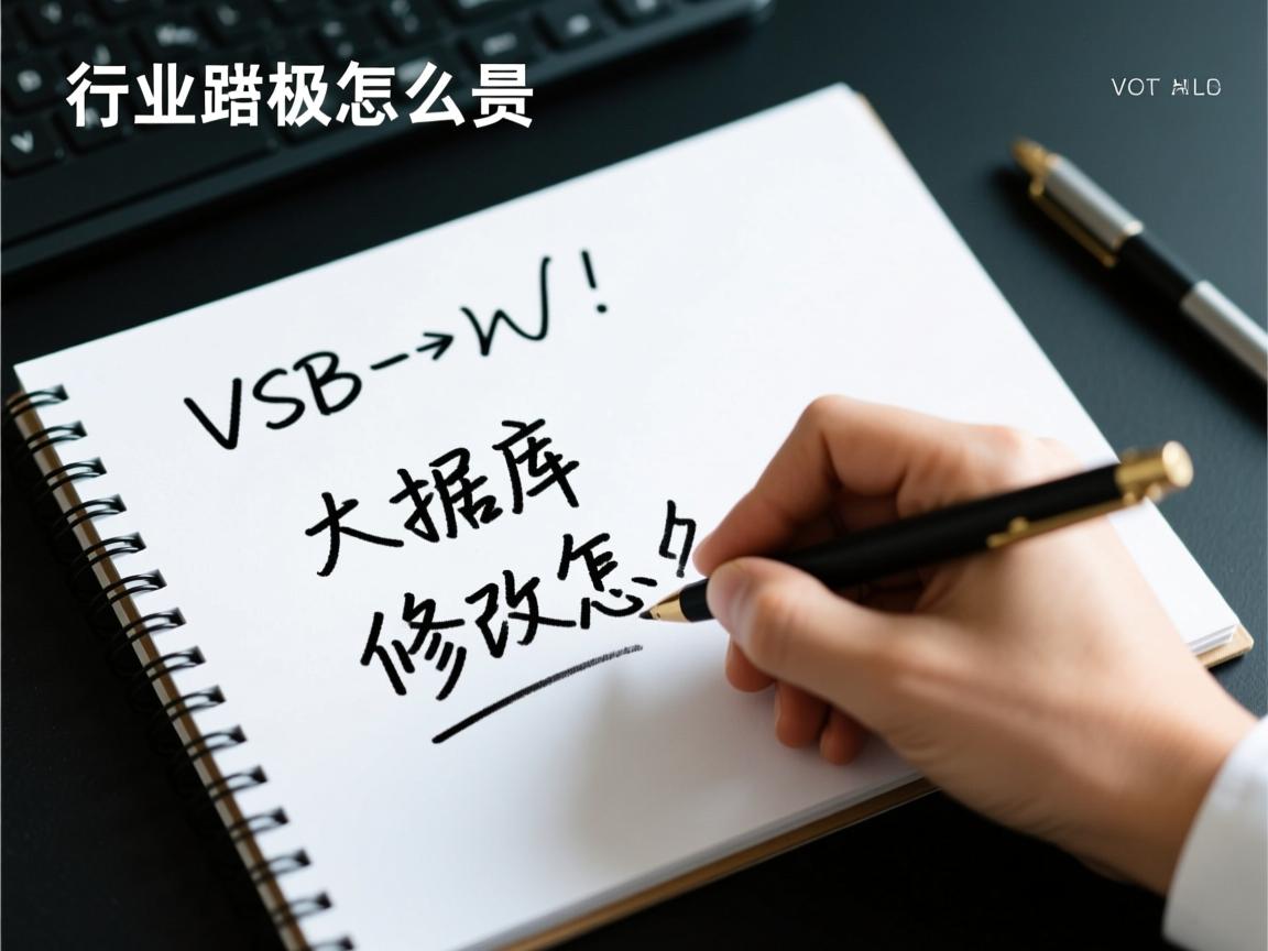 vs数据库修改怎么写  第3张