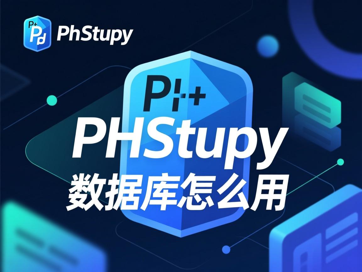 phpstudy数据库怎么用 第1张 phpstudy数据库怎么用 第1张