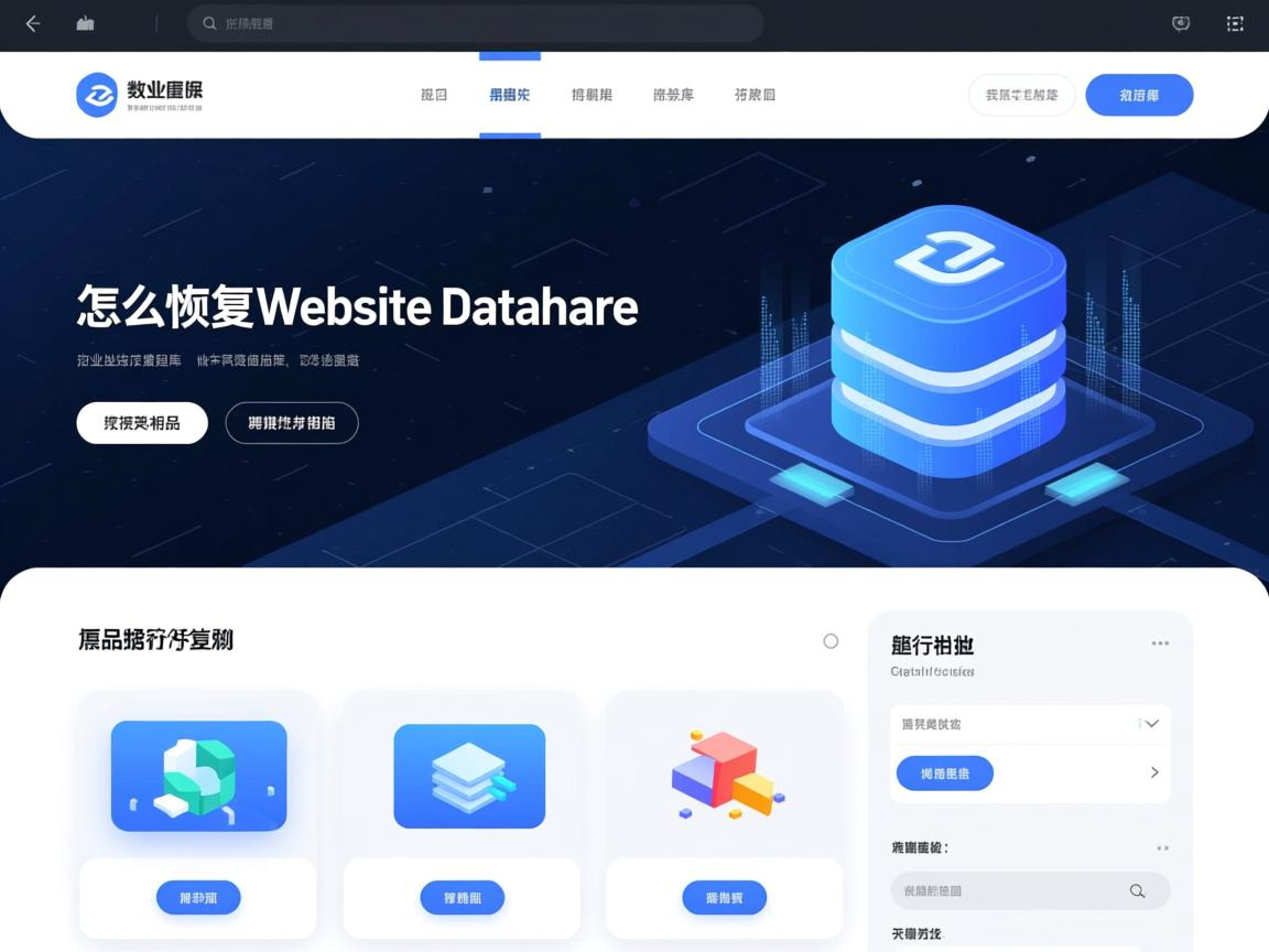 怎么恢复网站数据库  第3张