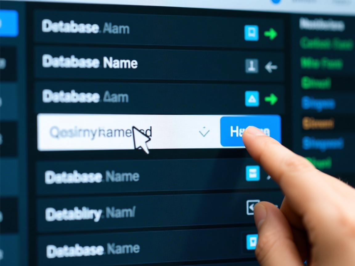 怎么修改数据库名称  第2张