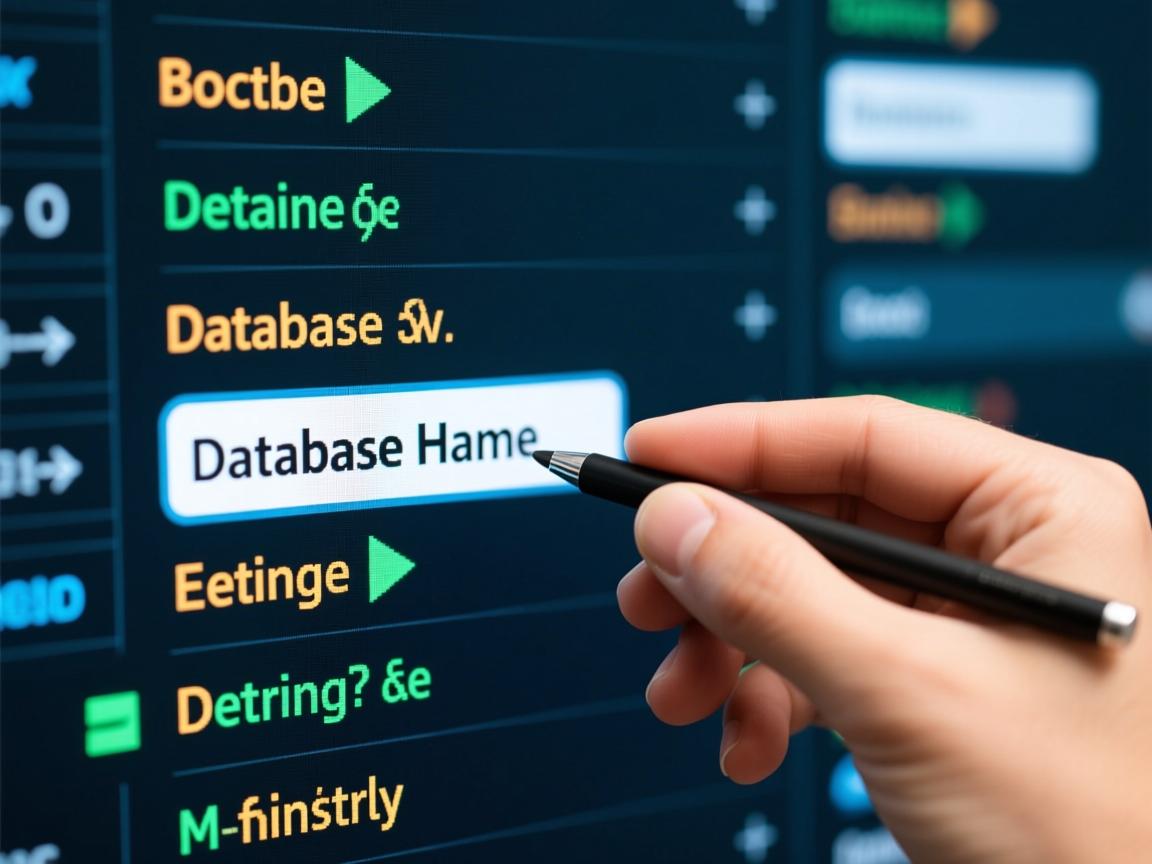 怎么修改数据库名称  第1张