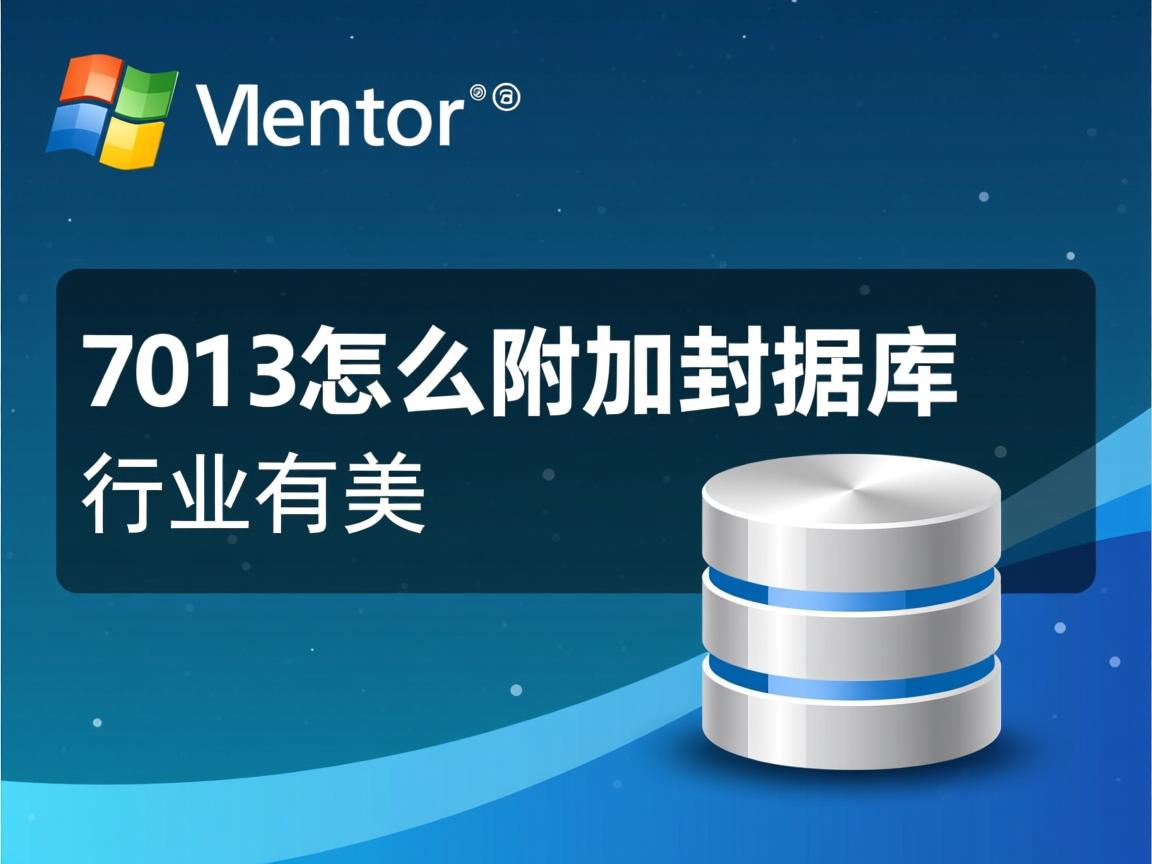 vs2013怎么附加数据库  第2张