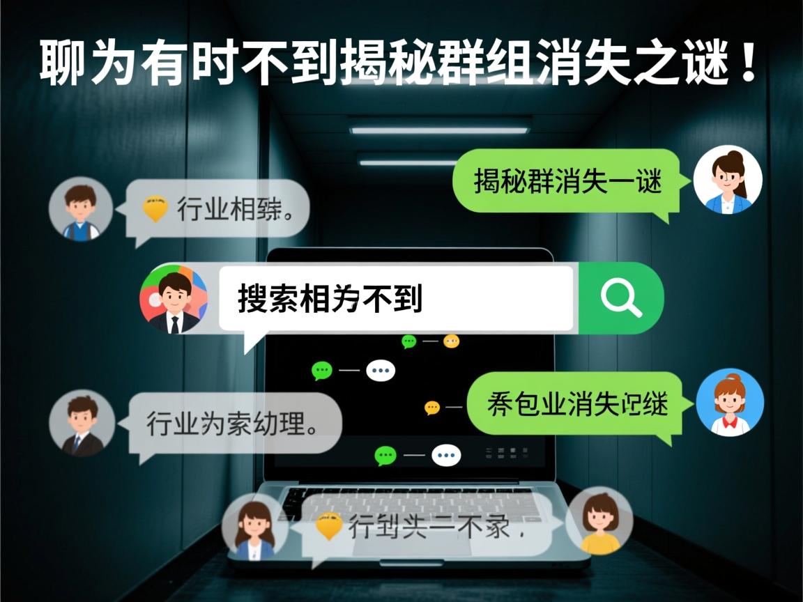 群聊为何有时搜索不到？揭秘群组消失之谜！  第1张
