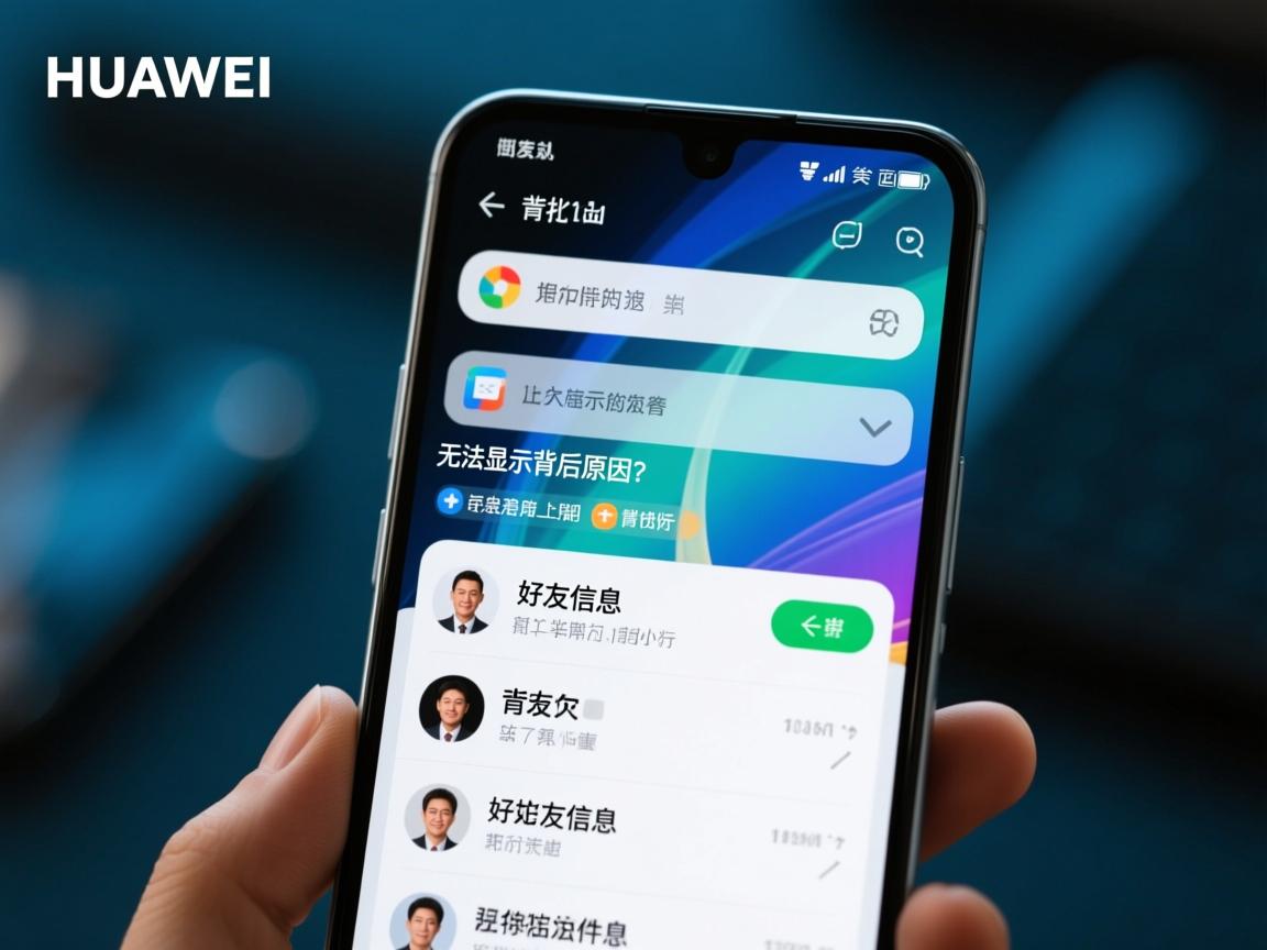 华为手机为何好友信息无法显示?背后原因是什么? 第2张 华为手机为何好友信息无法显示?背后原因是什么? 第2张