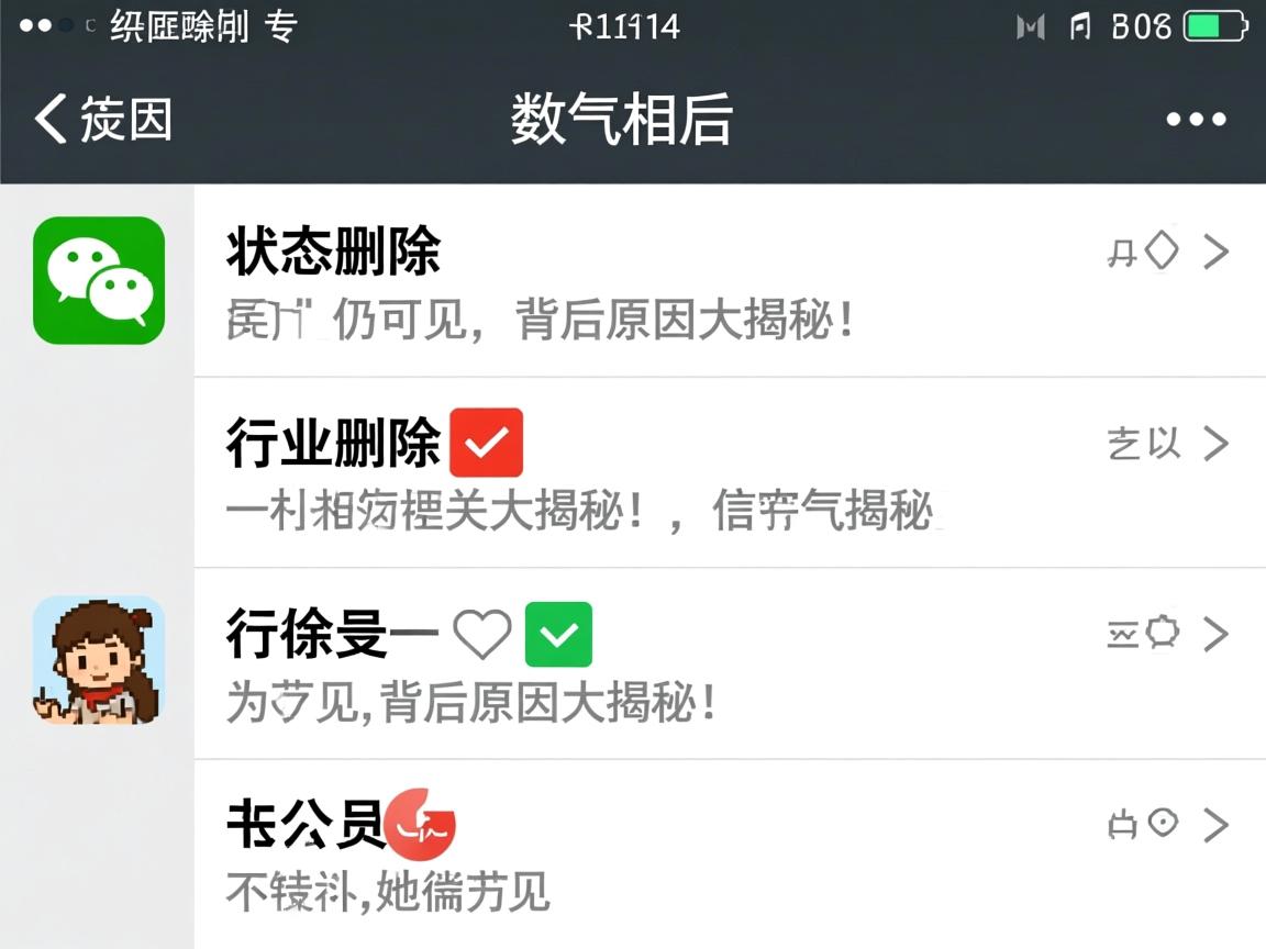 微信状态删除了为何仍可见?背后原因大揭秘! 第2张 微信状态删除了为何仍可见?背后原因大揭秘! 第2张