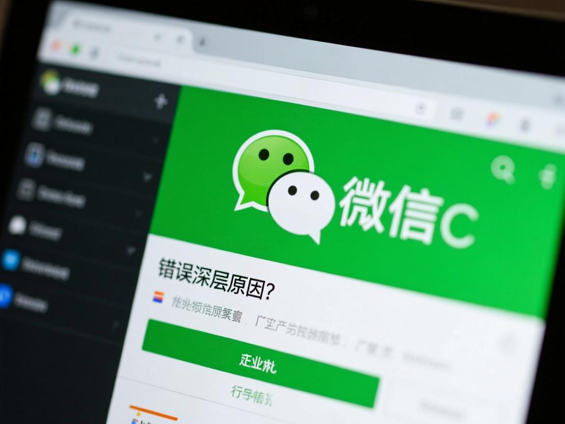 为何电脑版微信频繁出现错误?深层原因是什么? 第2张 为何电脑版微信频繁出现错误?深层原因是什么? 第2张