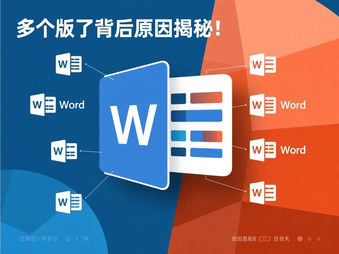 电脑Word为何存在多个版本?背后原因揭秘! 第3张 电脑Word为何存在多个版本?背后原因揭秘! 第3张