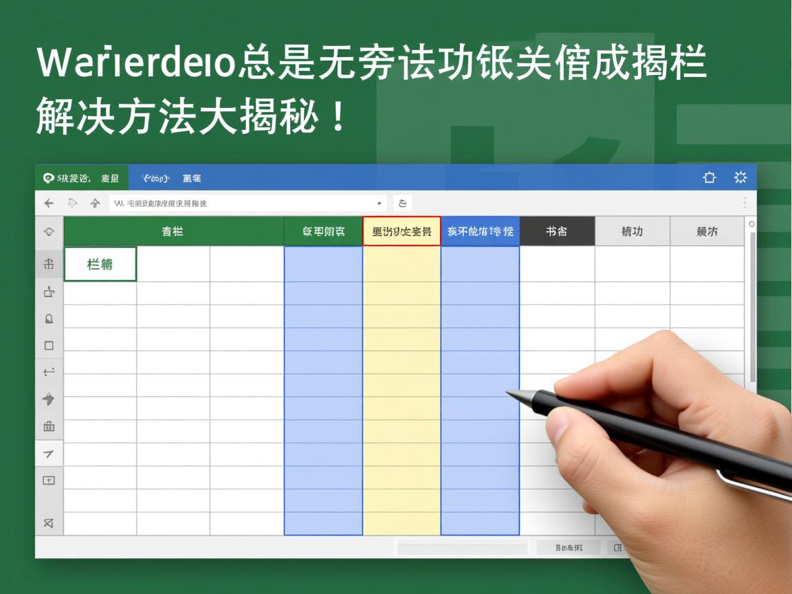 为什么Word表格总是无法成功分栏?解决方法大揭秘! 第3张 为什么Word表格总是无法成功分栏?解决方法大揭秘! 第3张