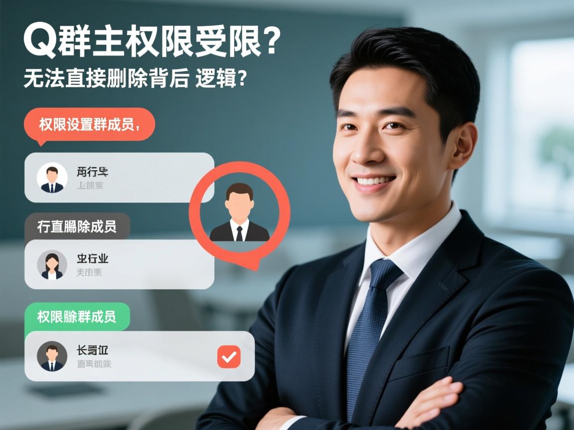 为何Q群主权限受限,无法直接删除群成员?权限设置背后的逻辑是什么? 第1张 为何Q群主权限受限,无法直接删除群成员?权限设置背后的逻辑是什么? 第1张
