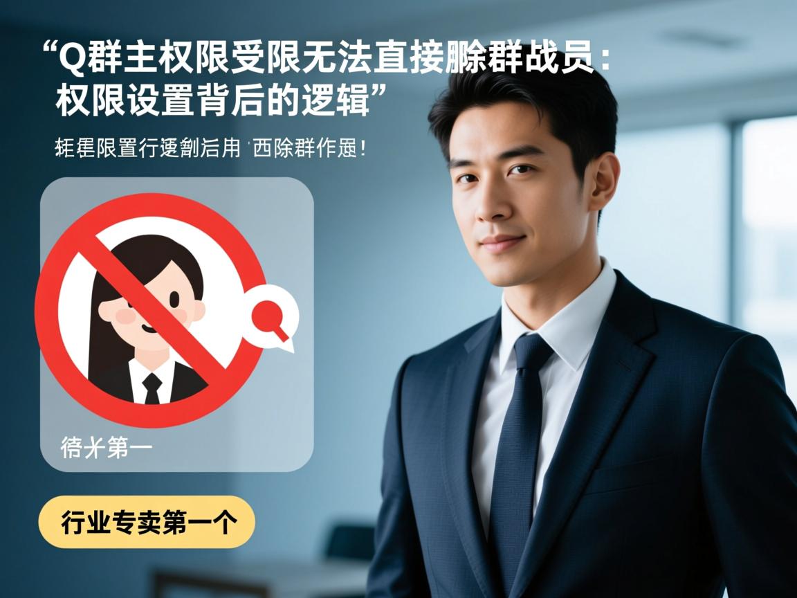 为何Q群主权限受限,无法直接删除群成员?权限设置背后的逻辑是什么? 第2张 为何Q群主权限受限,无法直接删除群成员?权限设置背后的逻辑是什么? 第2张