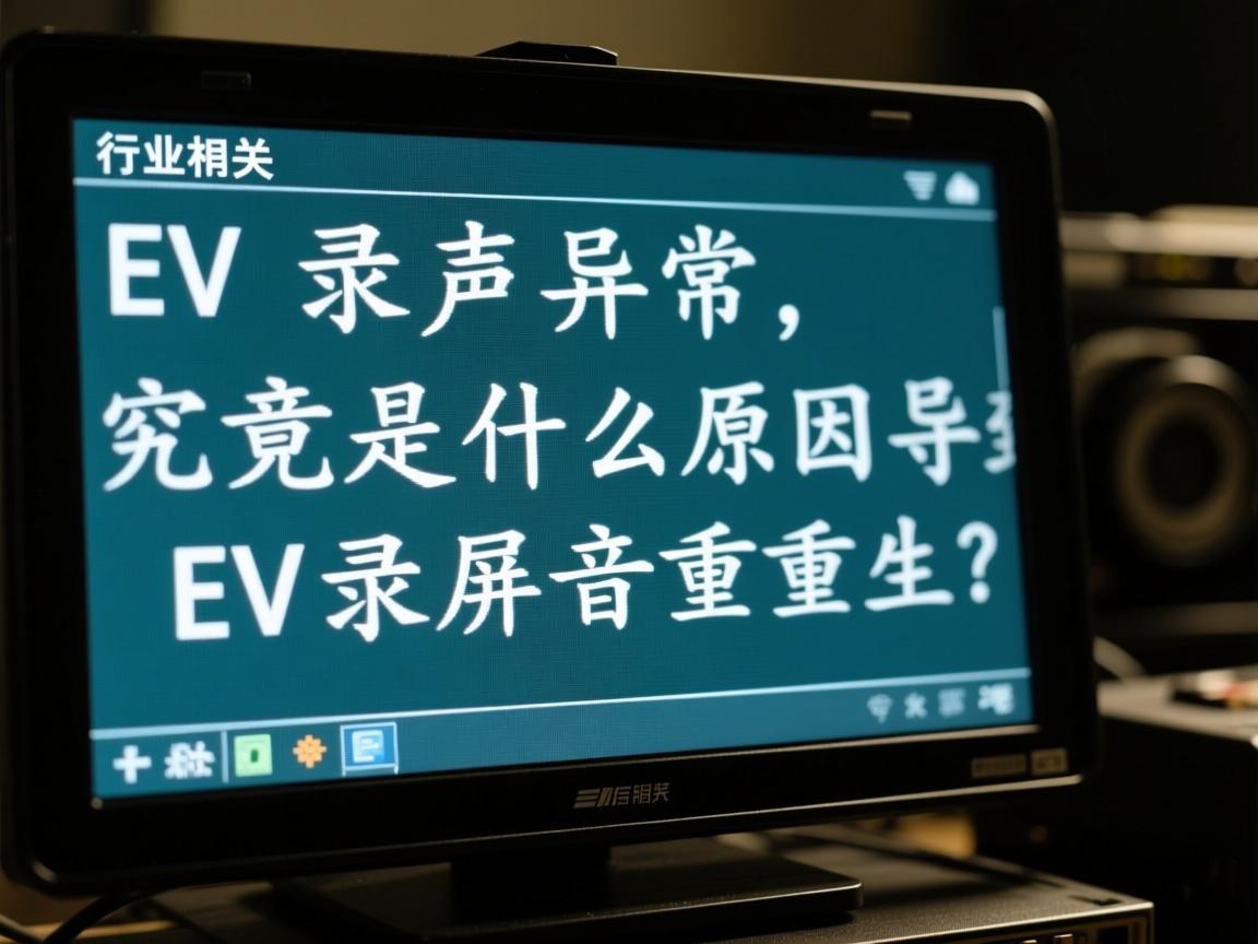 EV录屏声音异常,究竟是什么原因导致EV录屏声音重生? 第1张 EV录屏声音异常,究竟是什么原因导致EV录屏声音重生? 第1张