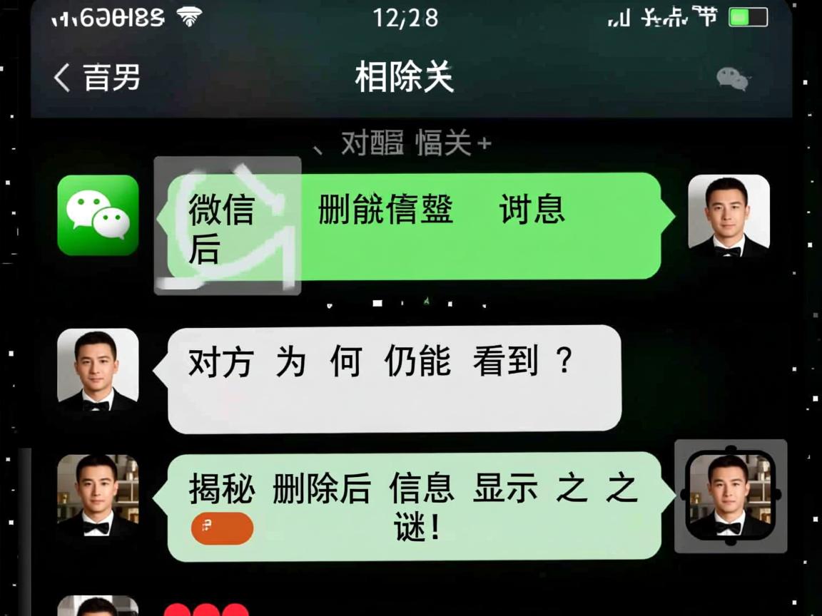 微信删除信息后,对方为何仍能看到?揭秘删除后信息显示之谜! 第1张 微信删除信息后,对方为何仍能看到?揭秘删除后信息显示之谜! 第1张