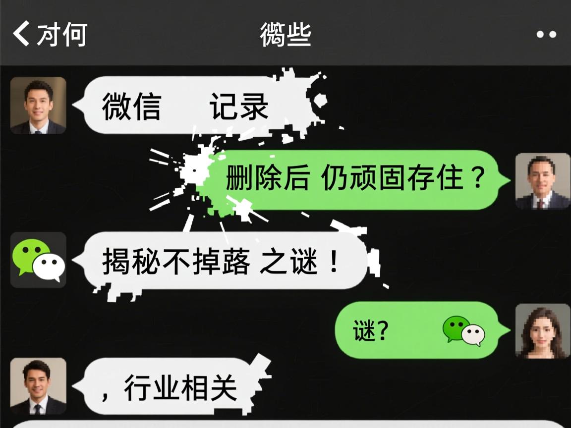 为何某些微信聊天记录删除后仍顽固存在?揭秘不掉落之谜! 第1张 为何某些微信聊天记录删除后仍顽固存在?揭秘不掉落之谜! 第1张